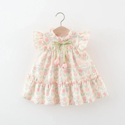 Lullaby Floral Pleated Summer Dress