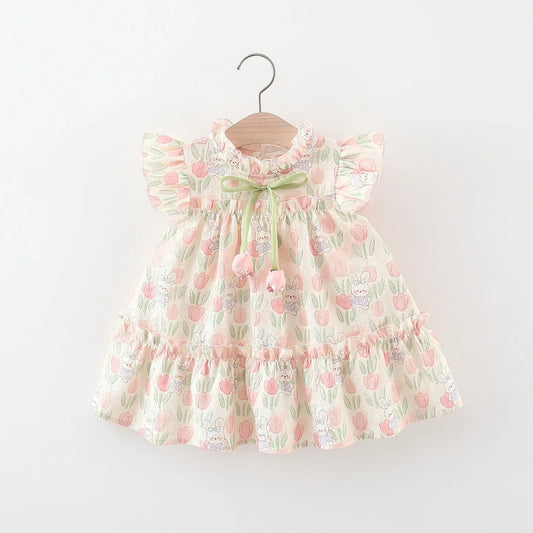 Lullaby Floral Pleated Summer Dress