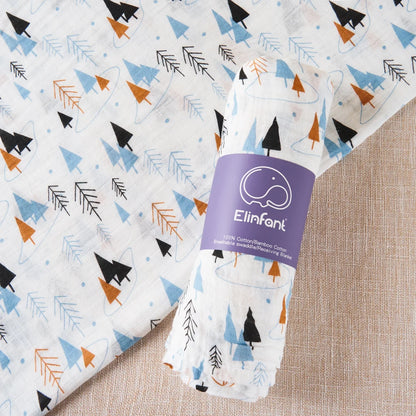 Lullaby 2-Layer Muslin Cotton Swaddle – 110×120 cm Baby Blanket
