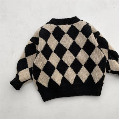 Cotton, Cashmere Geometric Sweater – Autumn Collection