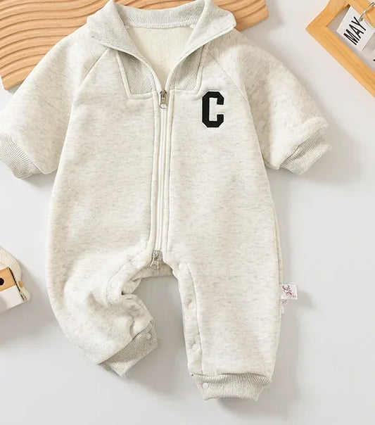 Unisex Winter Knit Romper – Cozy & Cute