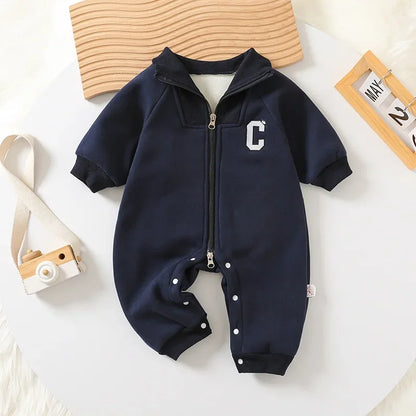 Unisex Winter Knit Romper – Cozy & Cute