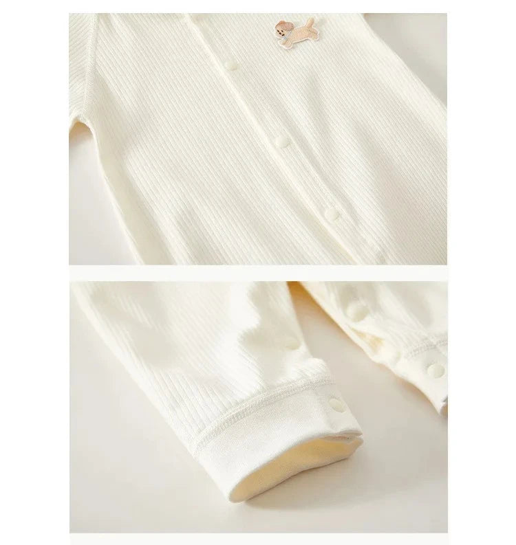 100% Cotton Romper – Unisex Long Sleeve🍂