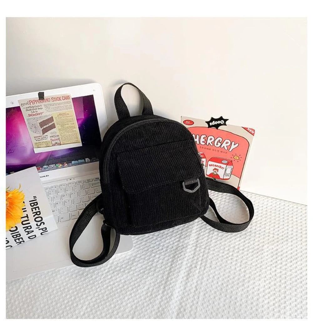 Mini Corduroy Backpack – Unisex