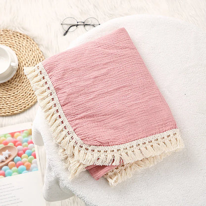 Lullaby Muslin Cotton Baby Blanket