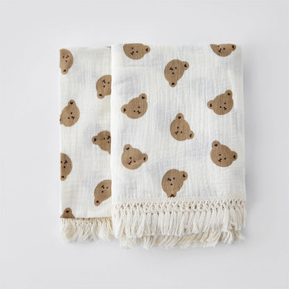 Lullaby Muslin Cotton Baby Blanket