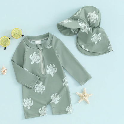Lullaby Swimsuit with Swim Cap
