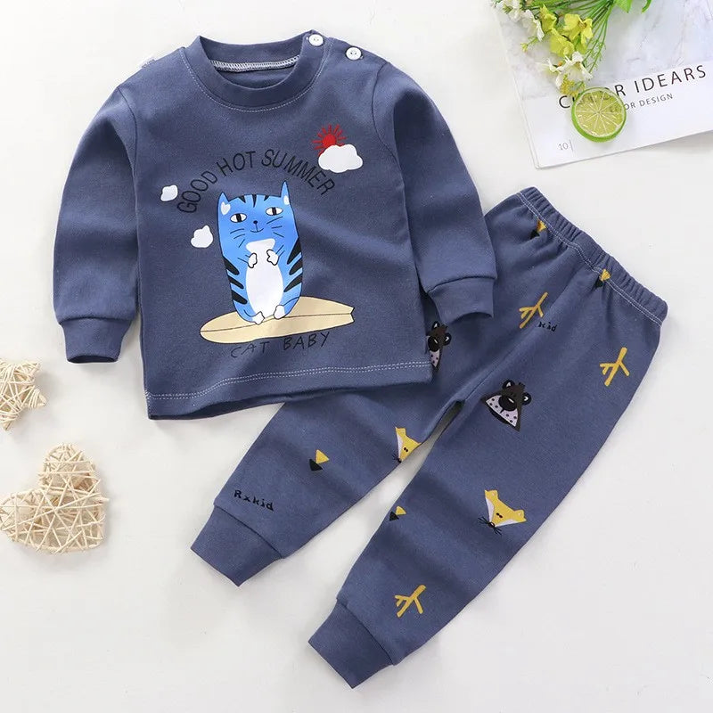Unisex Baby Cotton Set - Autumn Collection