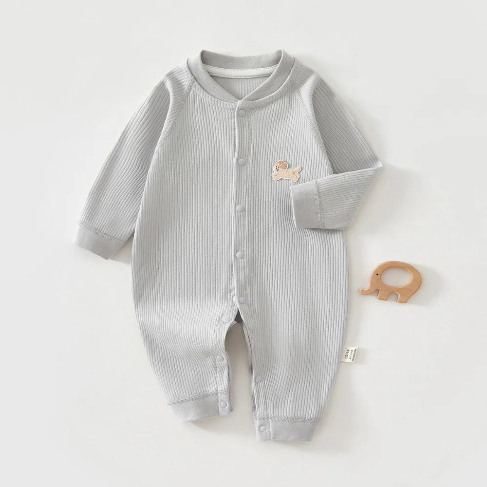 100% Cotton Romper – Unisex Long Sleeve🍂