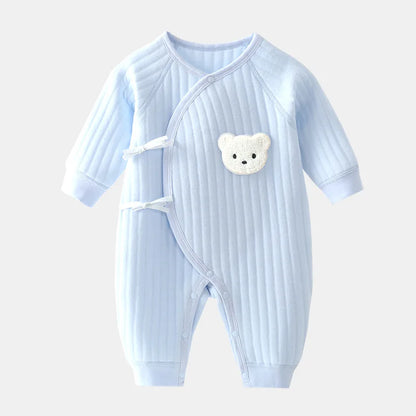 Lullaby Cotton Baby Romper – Full Sleeve Jumpsuit