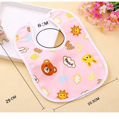 Soft and practical 5-Pcs bib set