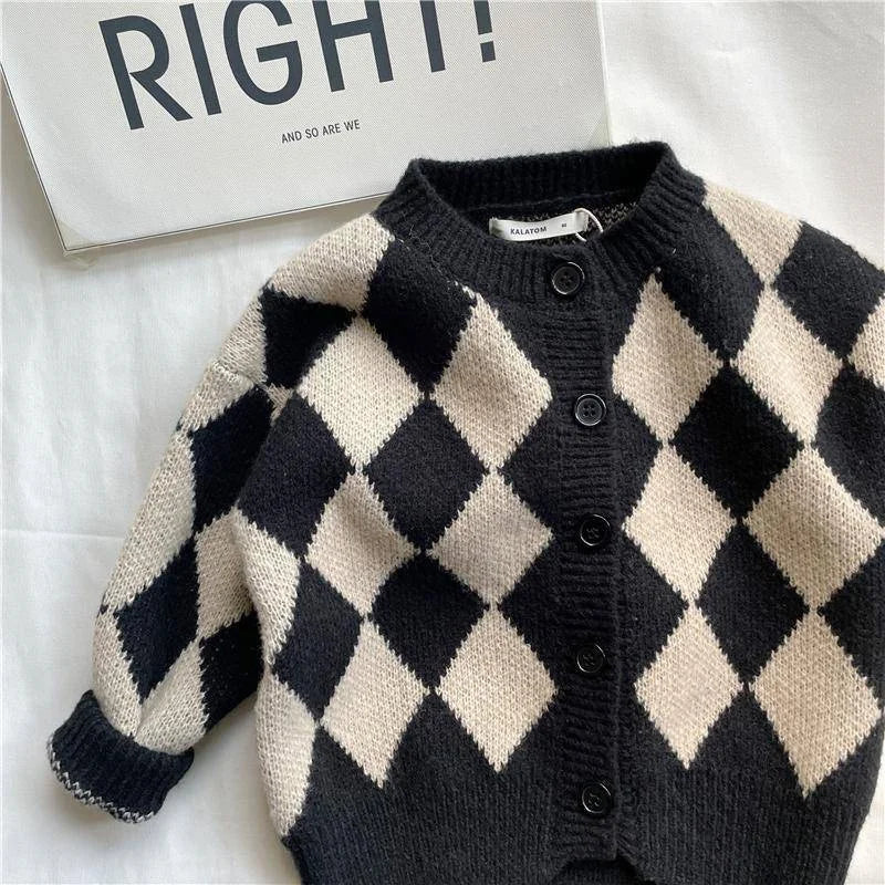 Cotton, Cashmere Geometric Sweater – Autumn Collection
