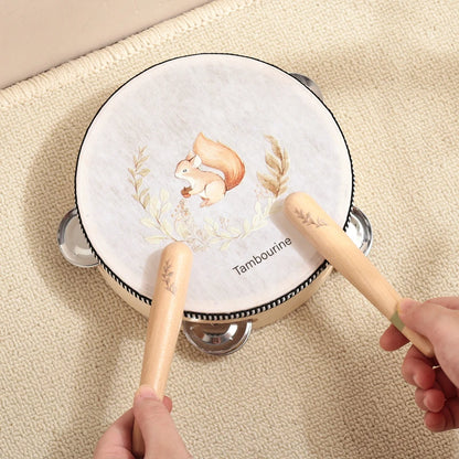 Wooden Musical Instrument Toy – Xylophone, Beads & Drum