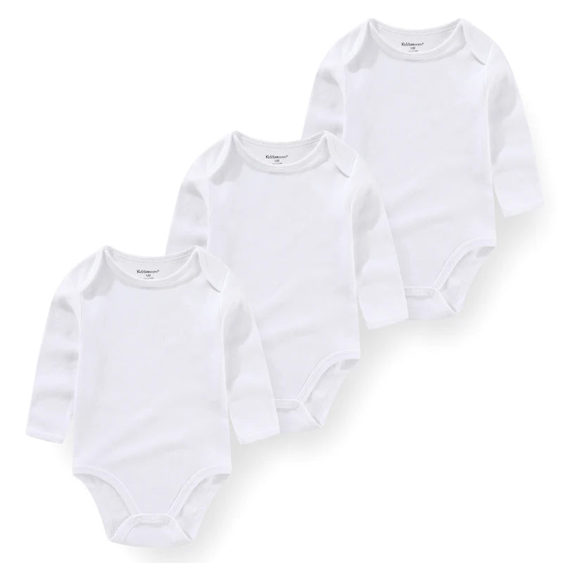 Lullaby Cotton Baby Bodysuit Pack – 3 Pcs