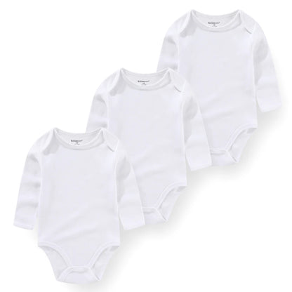 Lullaby Cotton Baby Bodysuit Pack – 3 Pcs