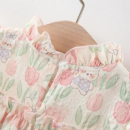 Lullaby Floral Pleated Summer Dress