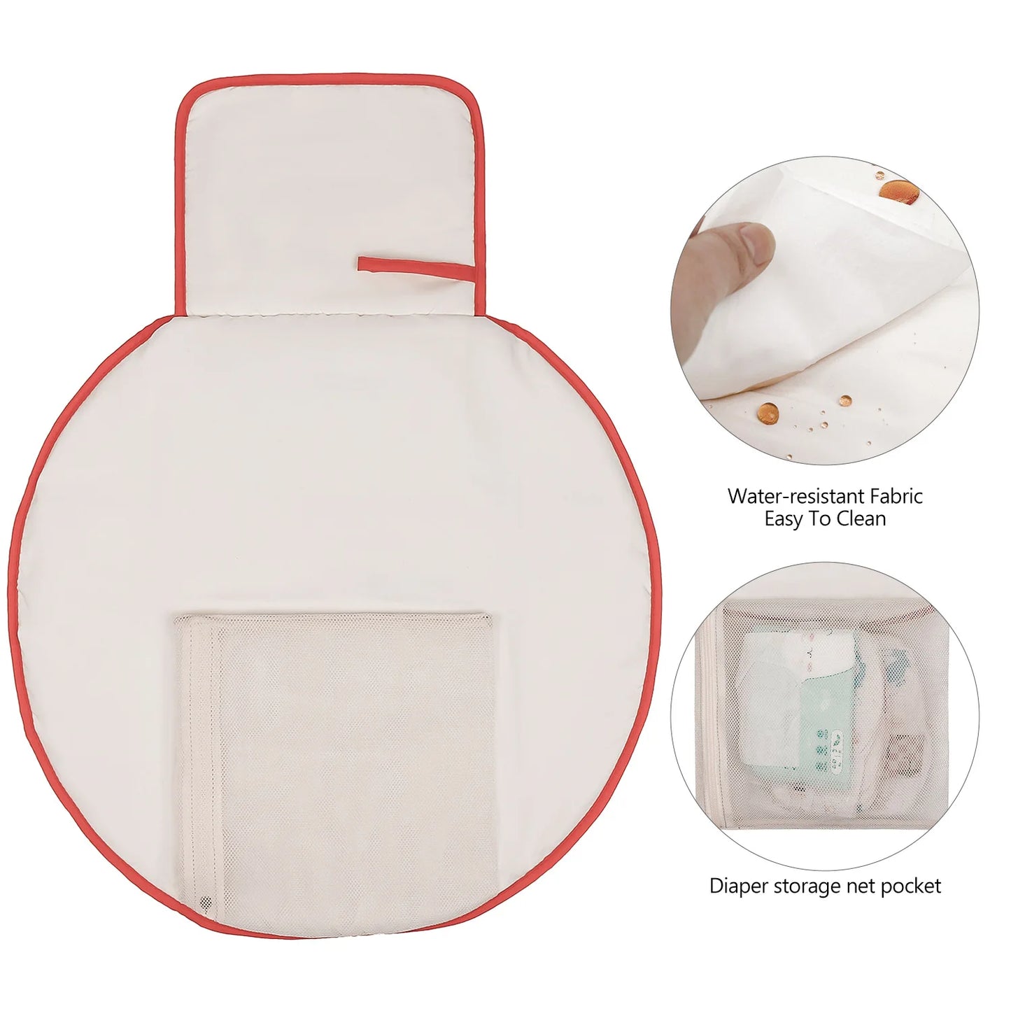 Foldable Waterproof Baby Changing Pad – Large 70×50 cm
