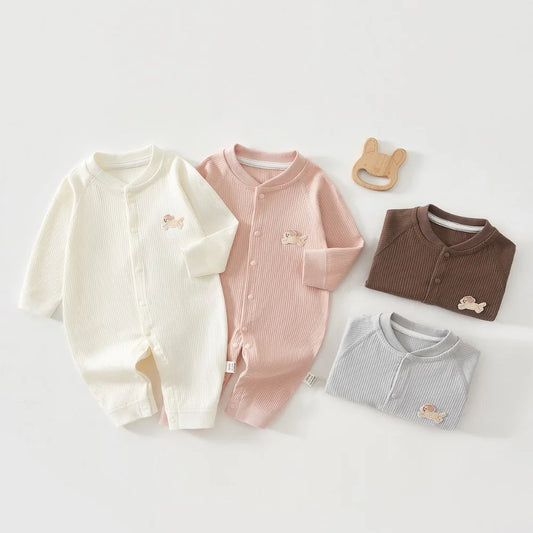 100% Cotton Romper – Unisex Long Sleeve🍂