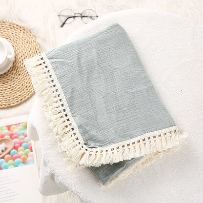 Lullaby Muslin Cotton Baby Blanket