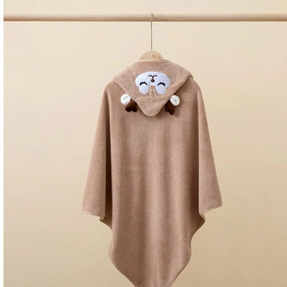 Bath Cape - Hooded Towel Robe