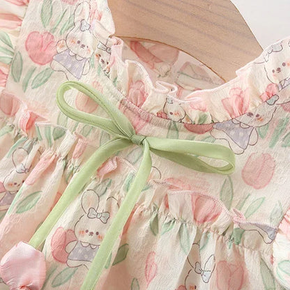 Lullaby Floral Pleated Summer Dress