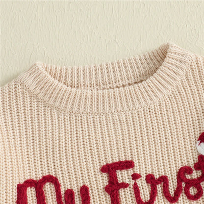 Knit Sweater - My first Christmas