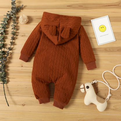 Hooded Romper – Autumn Collection 🍂