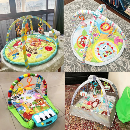 Baby Activity Play Mat with Fitness Frame