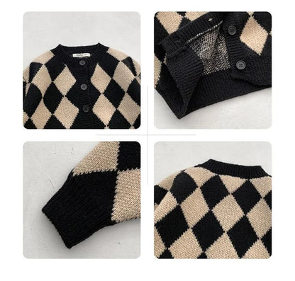 Cotton, Cashmere Geometric Sweater – Autumn Collection