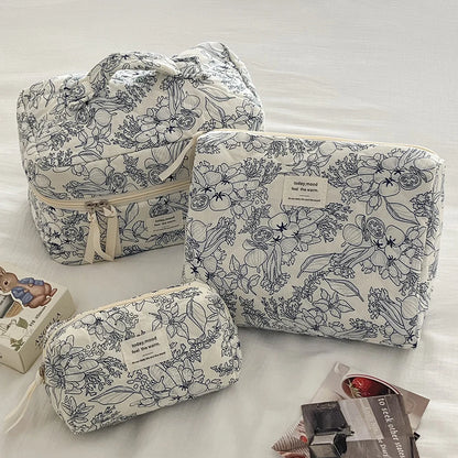Vintage Floral  Toiletry Bag – Practical & Stylish for Parents