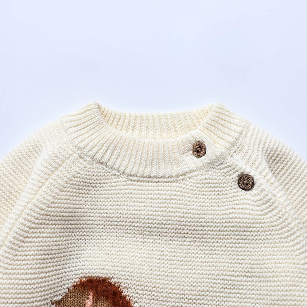 Cotton Knit Sweater – Autumn Collection 🍂
