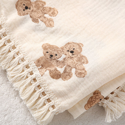 Lullaby Muslin Cotton Baby Blanket