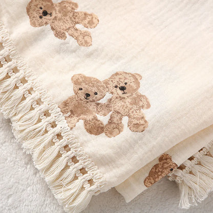 Lullaby Muslin Cotton Baby Blanket