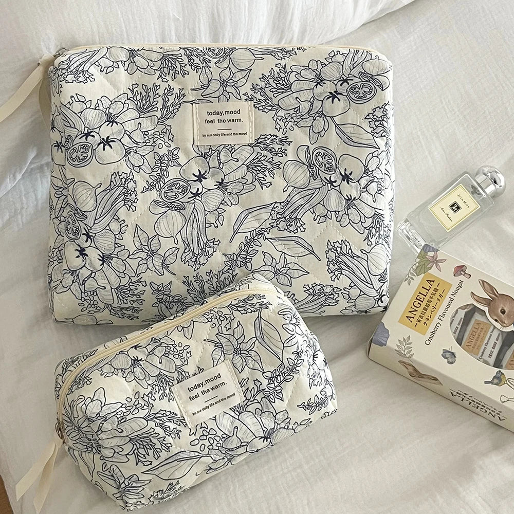 Vintage Floral  Toiletry Bag – Practical & Stylish for Parents