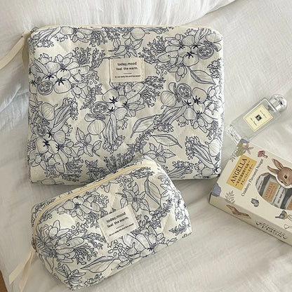 Vintage Floral  Toiletry Bag – Practical & Stylish for Parents