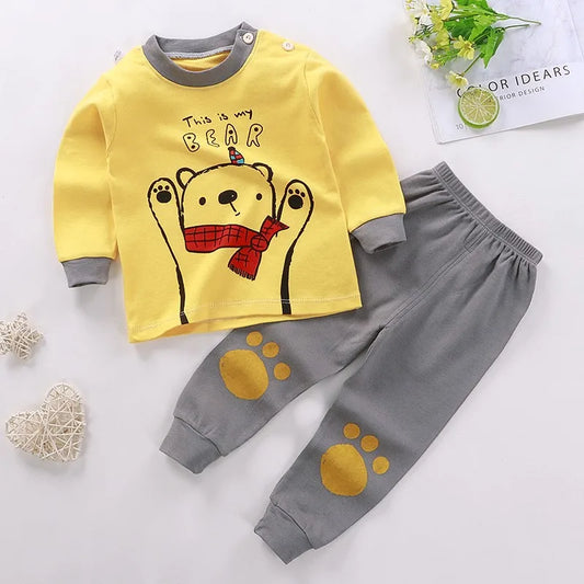 Unisex Baby Cartoon Cotton Set
