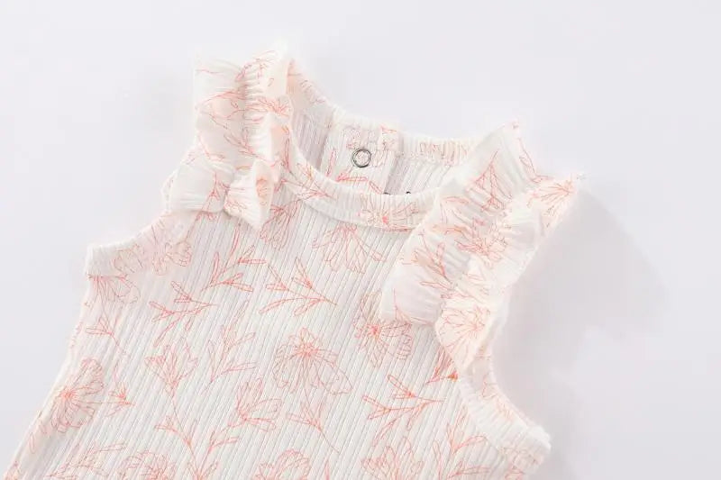 Lullaby 5-Piece Cotton Baby Bodysuit Set
