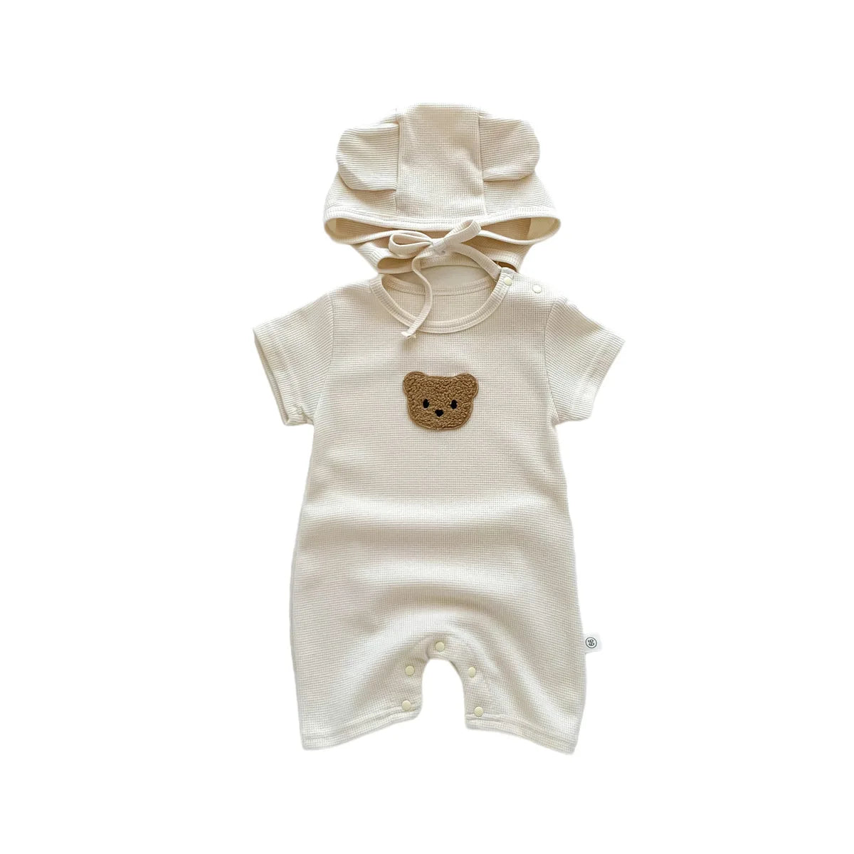 Lullaby’s Cotton Patch Bear Baby Romper