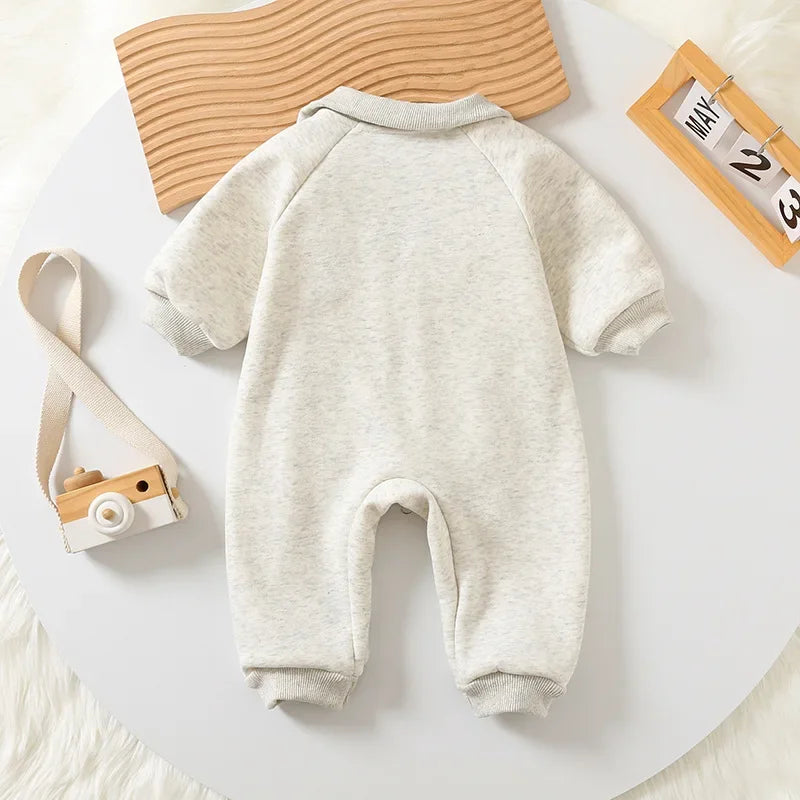 Unisex Winter Knit Romper – Cozy & Cute