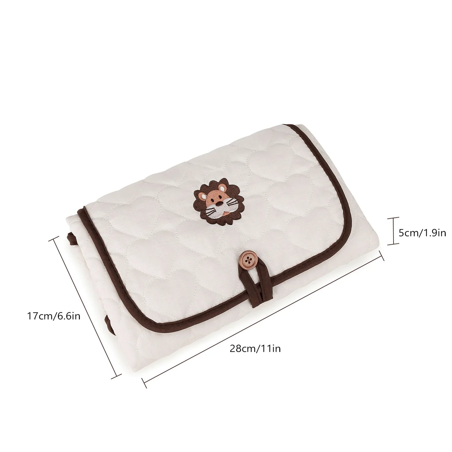 Foldable Waterproof Baby Changing Pad – Large 70×50 cm