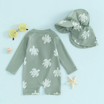 Lullaby Swimsuit with Swim Cap