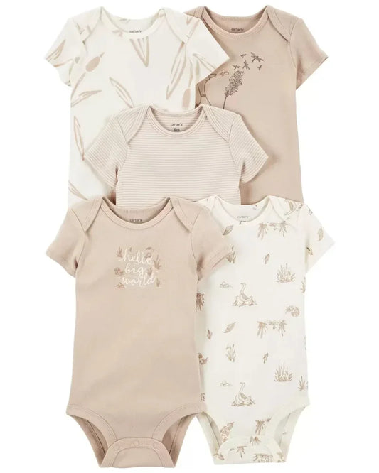 Lullaby Cotton Baby Romper – European Style  5 Pcs Set