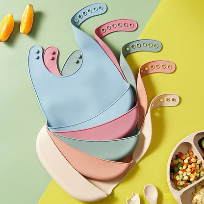 Silicone Baby Bib – Waterproof & Easy to Clean
