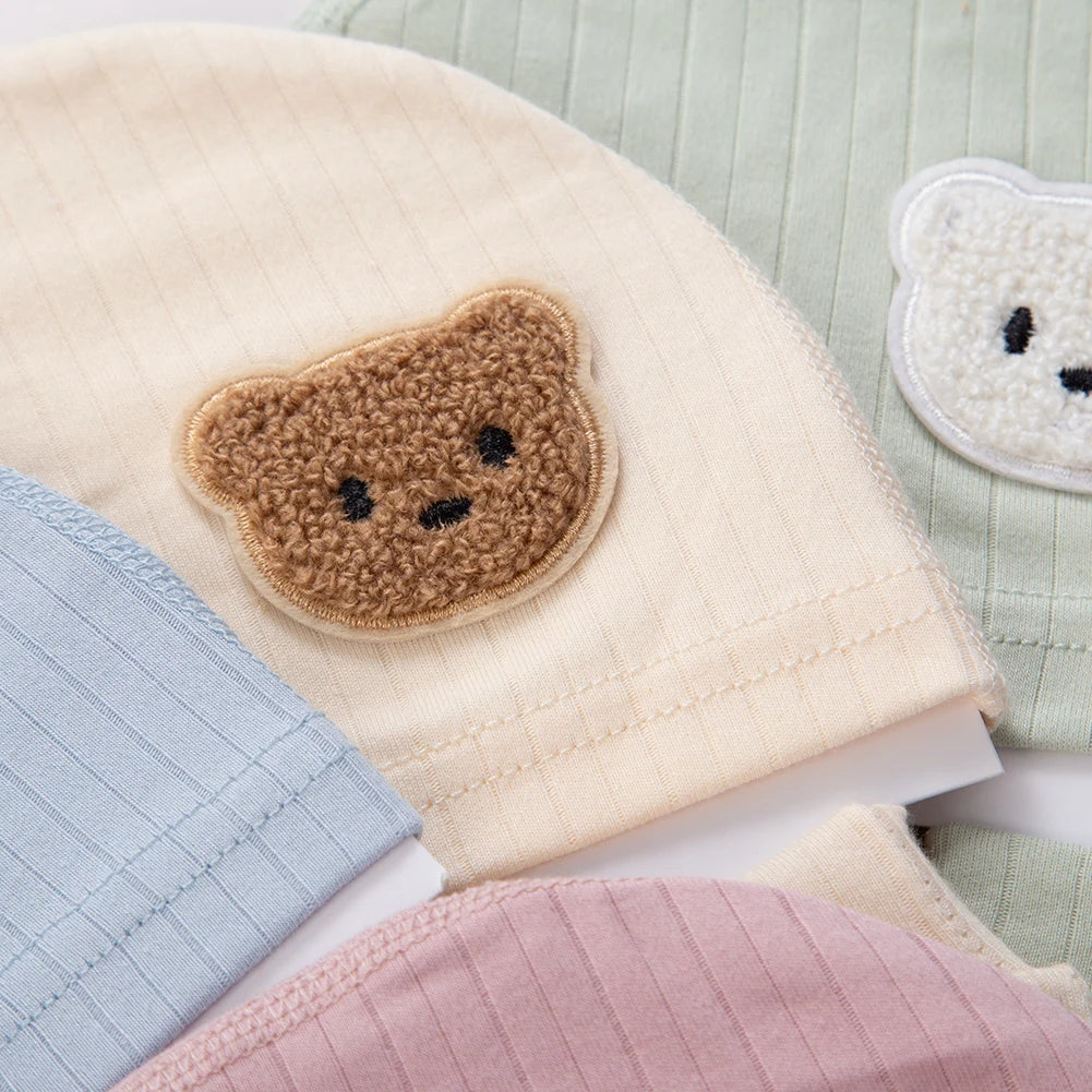 Unisex Baby Knit Cap – Set