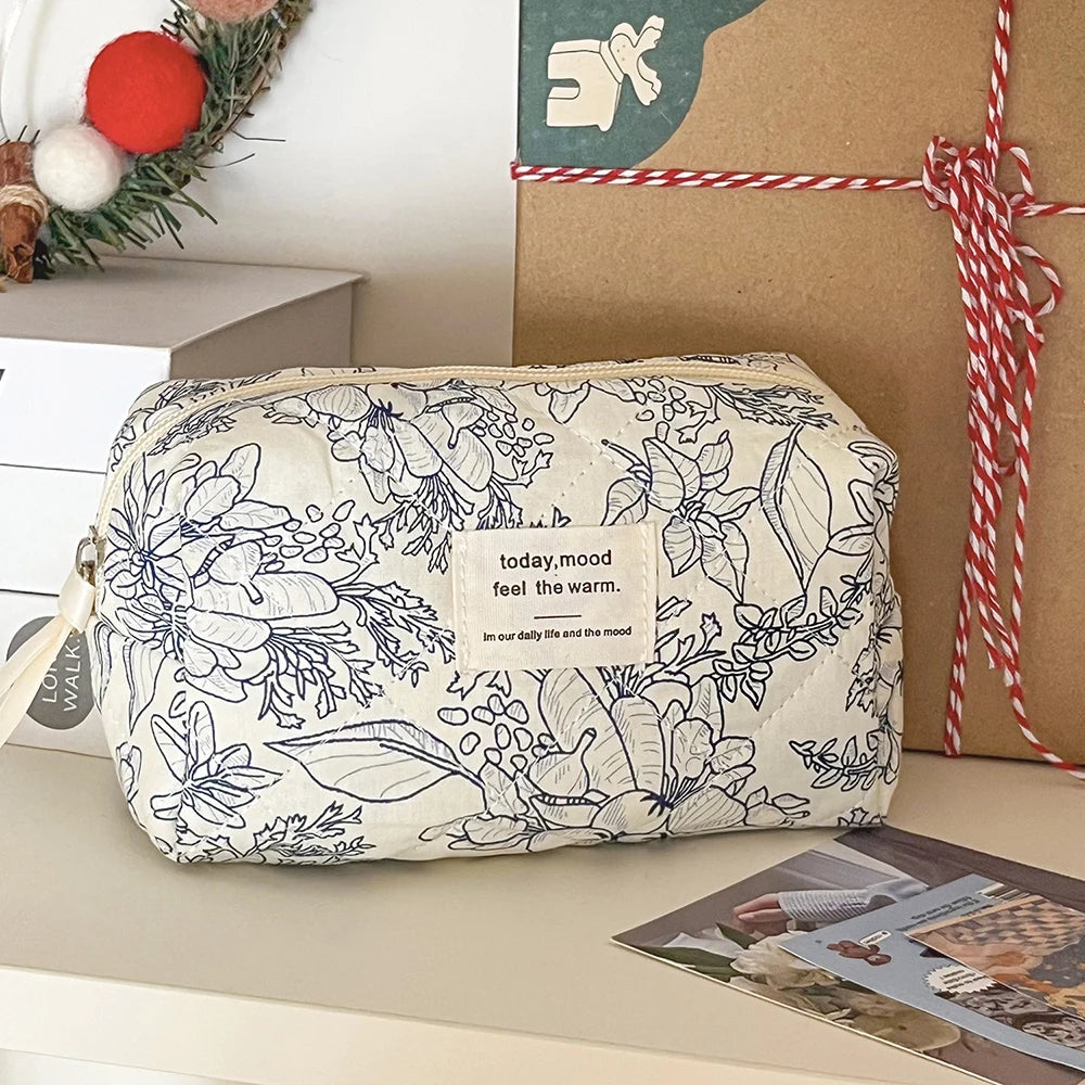 Vintage Floral  Toiletry Bag – Practical & Stylish for Parents