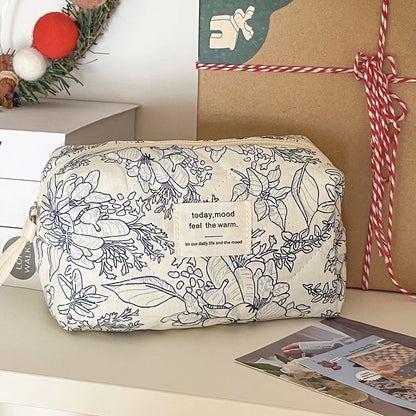 Vintage Floral  Toiletry Bag – Practical & Stylish for Parents