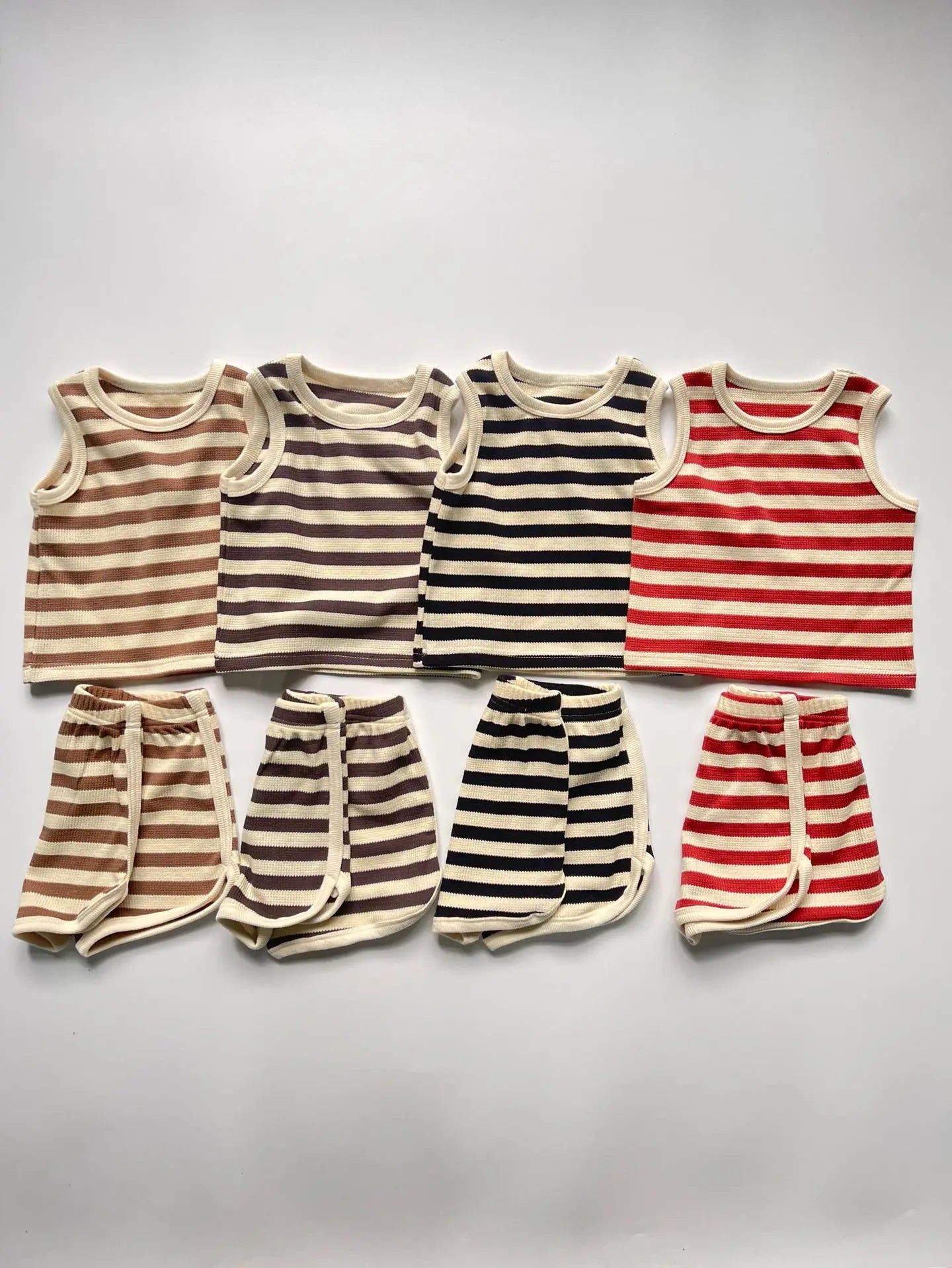 Lullaby Striped Cotton Baby Set