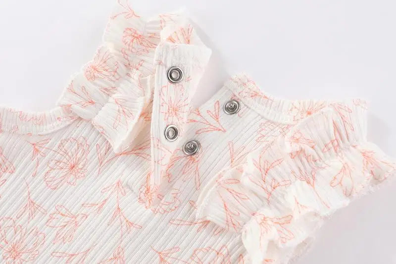 Lullaby 5-Piece Cotton Baby Bodysuit Set