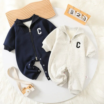 Unisex Winter Knit Romper – Cozy & Cute