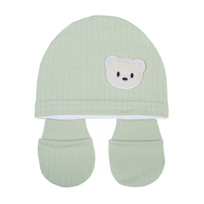 Unisex Baby Knit Cap – Set